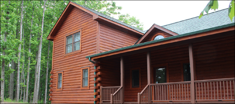 Log Home Staining in Culberson,  North Carolina
