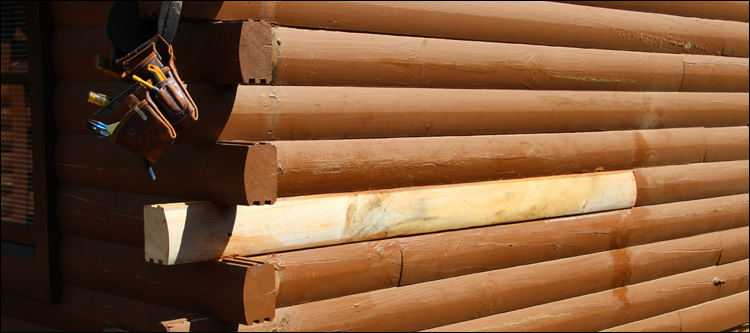 Log Home Damage Repair  Cherokee County,  North Carolina